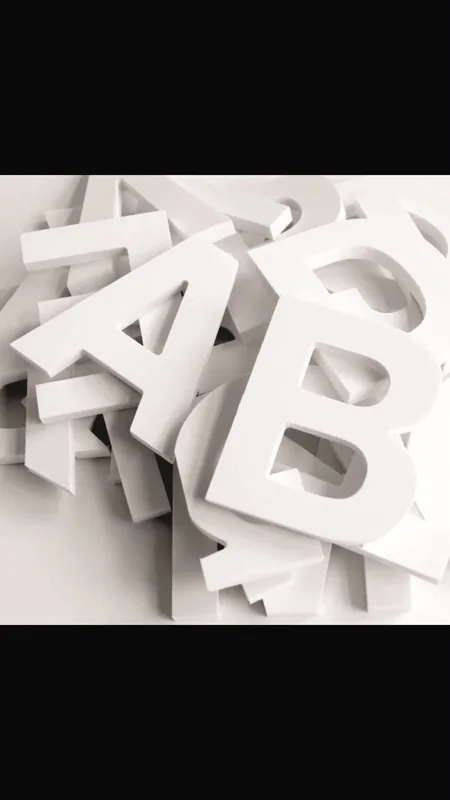 Letras 3D em PVC