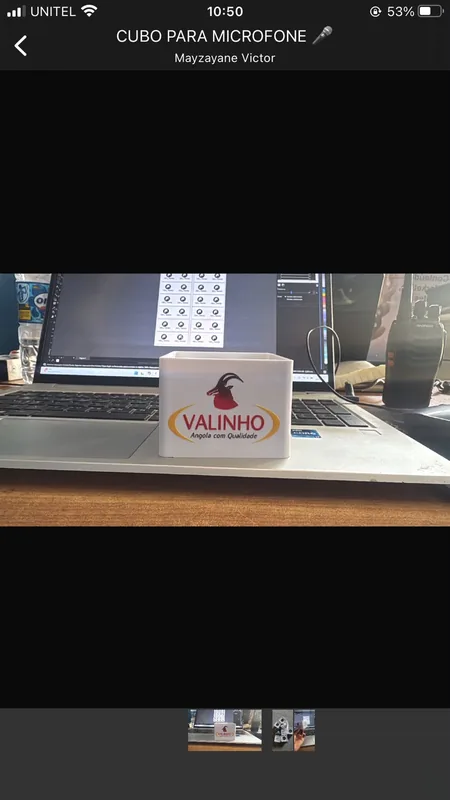Cubo para Microfone
